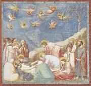 GIOTTO di Bondone Lamentation over the Dead Christ oil